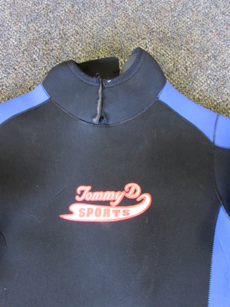 GO DIVING IN THIS TOMMY D SPORTS WETSUIT & SCUBA GEAR