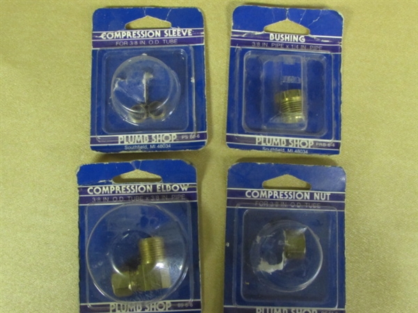 LARGE VARIETY OF COMPRESSION FITTINGS