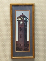 SIGNED PHOTOGRAPH OF HISTORIC UNION TRAIN STATION TOWER BY RON KEEBLER, PORTLAND, OR.