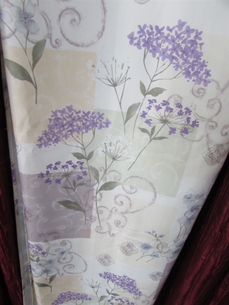 REVAMP YOUR BATHROOM! SPRING TIME SHOWER CURTAIN, NEW HAND HELD SHOWER KIT, SCALE &...