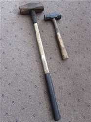 TWO HEAVY DUTY SLEDGE HAMMERS FOR THOSE TOUGH JOBS