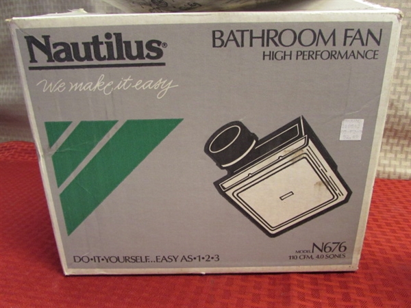 NEW NAUTILUS VENTILATING BATHROOM FAN