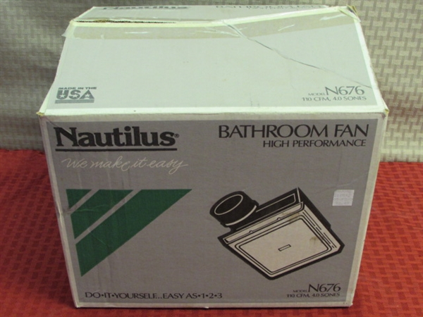 NEW NAUTILUS VENTILATING BATHROOM FAN
