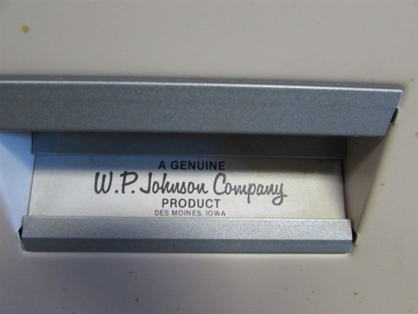 TWO NICE W.P. JOHNSON CO. METAL 2 DRAWER FILE CABINETS-THEY LOCK & WE HAVE THE KEYS!