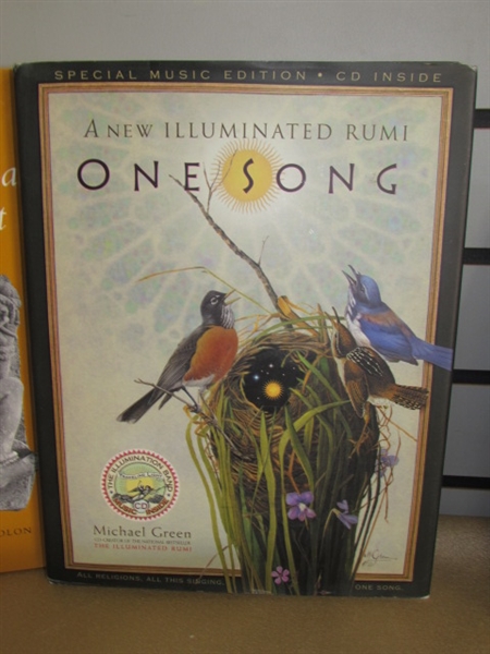 COLLECTION OF SPIRITUAL & METAPHYSICAL BOOKS & POETRY, ONE BY LOCAL WOMAN