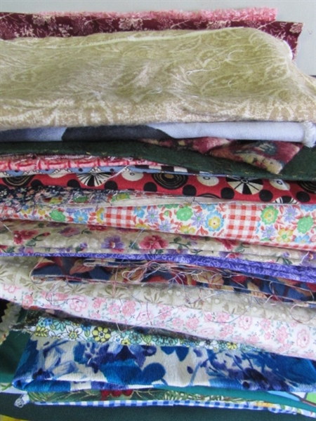 GREAT COTTON FABRIC FOR THE QUILTER, VINTAGE PATTERNS & MORE!