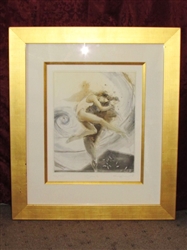 BEAUTIFUL FRAMED ORIGINAL NUMBERED & SIGNED ART BY JURGEN GORG-BOLERO II