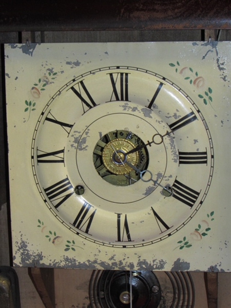 STUNNING ANTIQUE SETH THOMAS WEIGHT DRIVEN MANTLE CLOCK MADE IN THE 1860'S