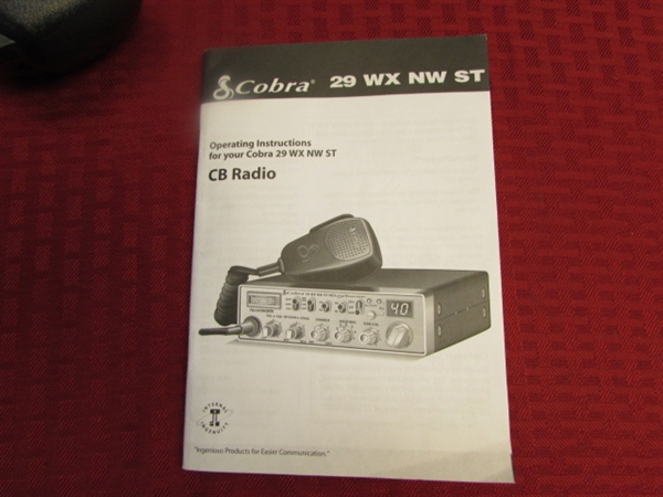 NEW COBRA 29 WX NW ST CB RADIO