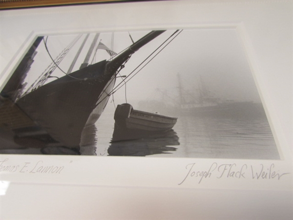 ORIGINAL FRAMED & SIGNED ART BY JOSEPH FLACK WEILER - THOMAS E. LANNON