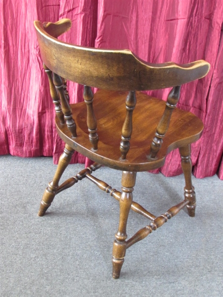 VINTAGE ALL WOOD HALE OF VERMONT SIDE CHAIR #2