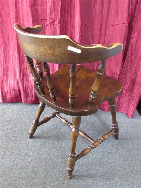 VINTAGE ALL WOOD HALE OF VERMONT SIDE CHAIR #4