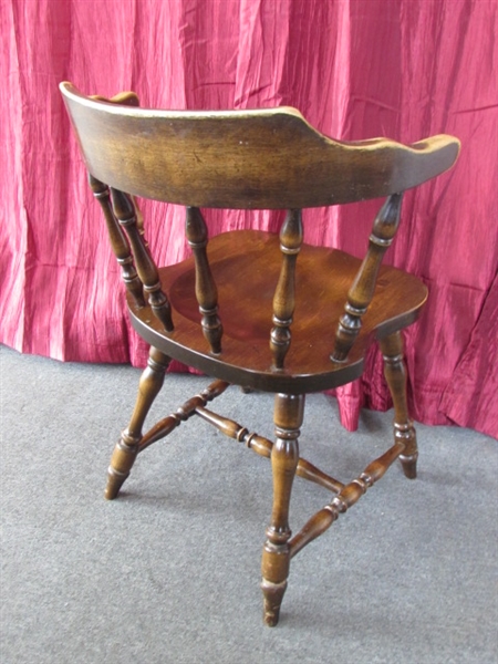 VINTAGE ALL WOOD HALE OF VERMONT SIDE CHAIR #5