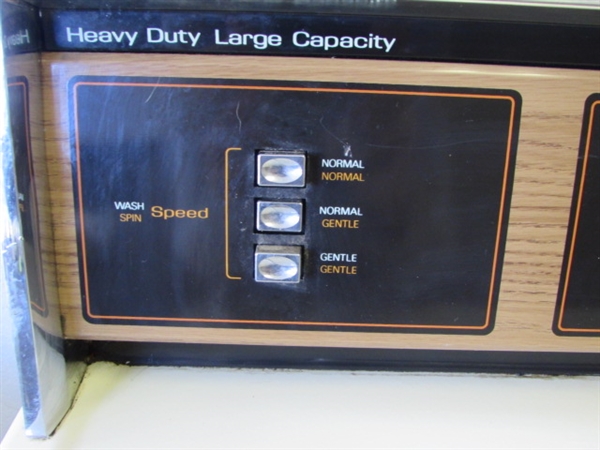 GENERAL ELECTRIC HEAVY DUTY LARGE CAPACITY WASHING MACHINE