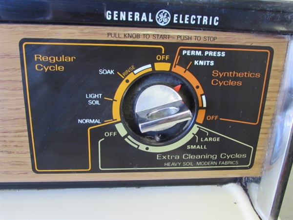 GENERAL ELECTRIC HEAVY DUTY LARGE CAPACITY WASHING MACHINE