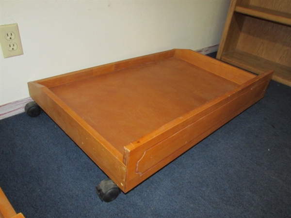 TWO HANDY DRAWERS ON WHEELS GREAT UNDER THE BED STORAGE