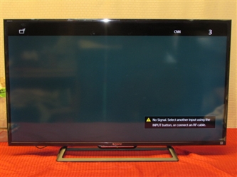 SONY BRAVIA FLAT SCREEN LED-HD TV -- 40" SCREEN WITH REMOTE