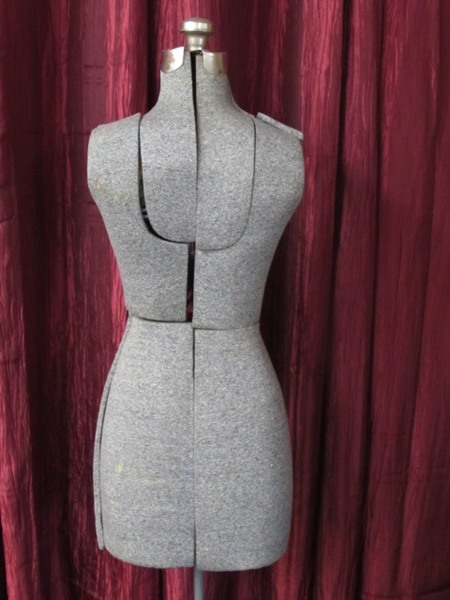 VINTAGE DRESSMAKER'S MANNEQUIN!  ECLECTIC DECOR OR MUST HAVE TOOL FOR THE SEAMSTRESS!