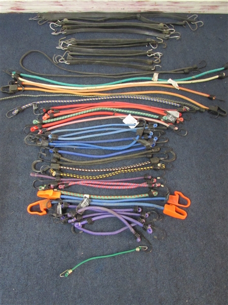 A SNARL OF BUNGEE CORDS