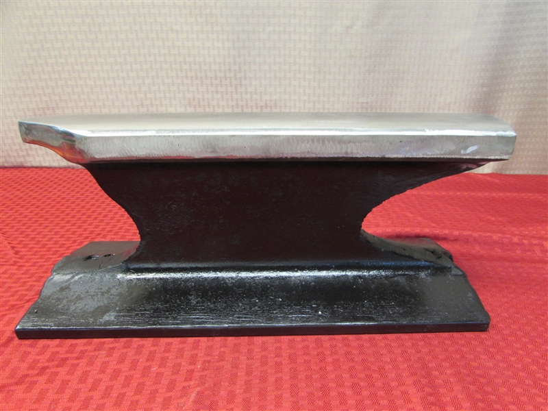 FABULOUS BLACKSMITH CUSTOM CRAFTED 50 LB. ANVIL DATED 1974