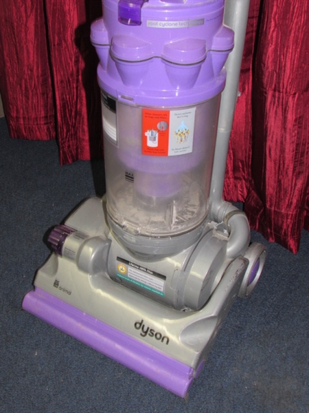 TOP OF THE LINE DYSON DC14 UPRIGHT VACUUM WITH LOTS OF ATTACHMENTS
