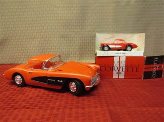 TWO 1957 CORVETTES! MODELS THAT IS!