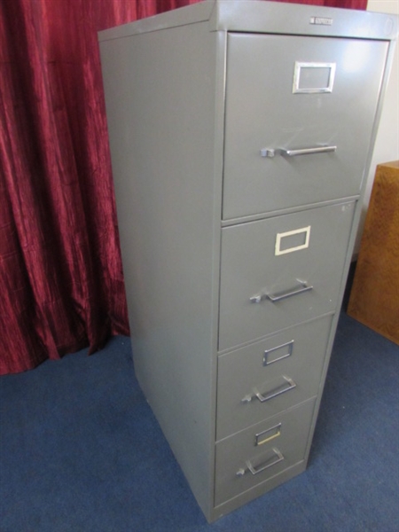FOUR DRAWER ANDERSON HICKEY LETTER SIZE FILE CABINET