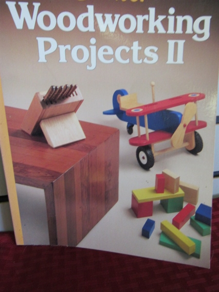 TIME TO MAKE SOMETHING WITH ALL THOSE TOOLS THAT YOU BOUGHT! EIGHT IDEA & INSTRUCTION BOOKS