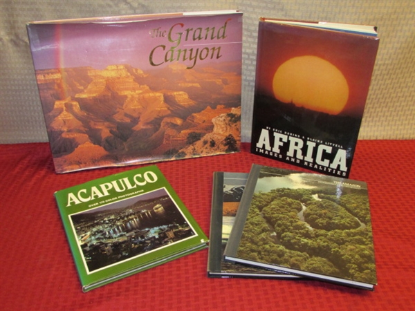THE WORLD BEFORE CLIMATE CHANGE BOOKS ON THE GRAND CANYON, AFRICA, ALASKA & MORE