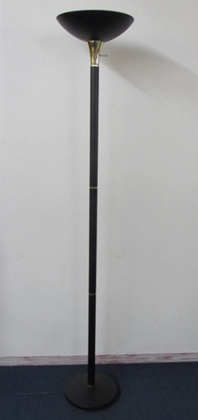ATTRACTIVE TALL TORCHIERE FLOOR LAMP