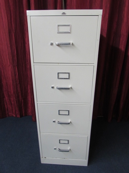 NICE FOUR DRAWER LEGAL SIZE FILE CABINET