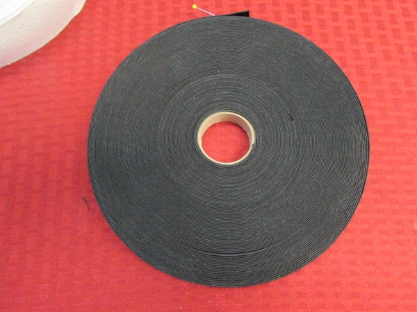 TWO LARGE ROLLS OF ELASTIC 3/4 & 1 3/4 THICK