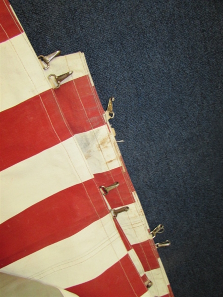 THE BIG TOP!  MULTI USE HEAVY CANVAS PANELS, ONE W/ WINDOW, USE IT AT YOUR CRAFT FAIR BOOTH, FOR THE KENNEL OR? ?