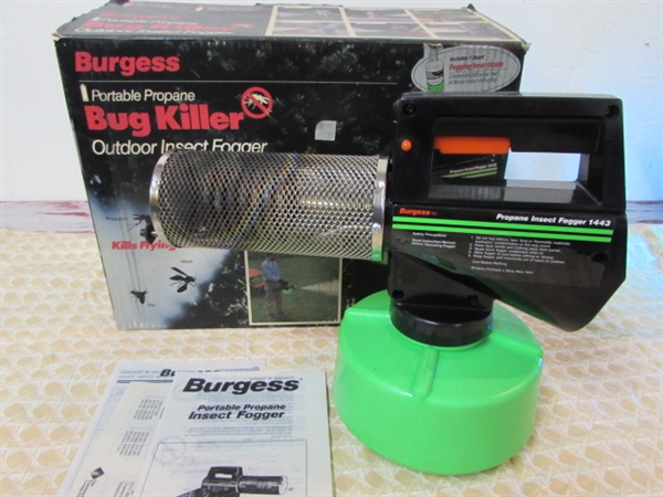 DON'T GET BUGGED THIS SUMMER! BUG ZAPPER LIGHT, INSECT FOGGER & INSECT TRAPS