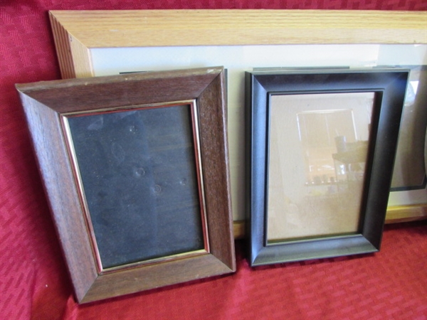 PHOTO FRAMES GALORE!  NEW TO VINTAGE OVAL & MANY STYLES IN BETWEEN