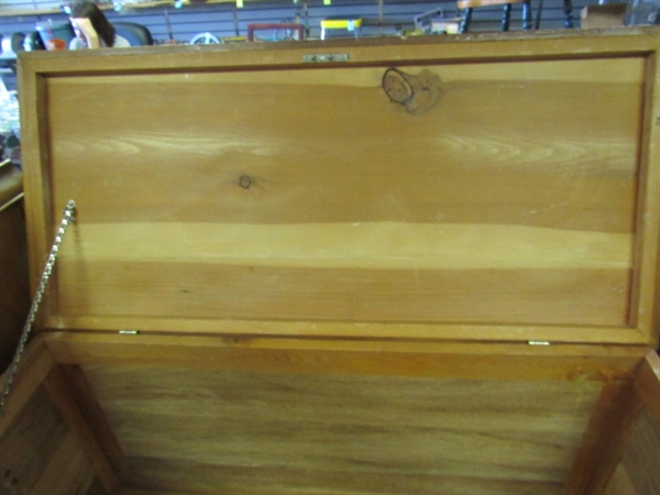 STORE YOUR FAVORITE THINGS IN THIS JUST RIGHT SIZED CEDAR CHEST