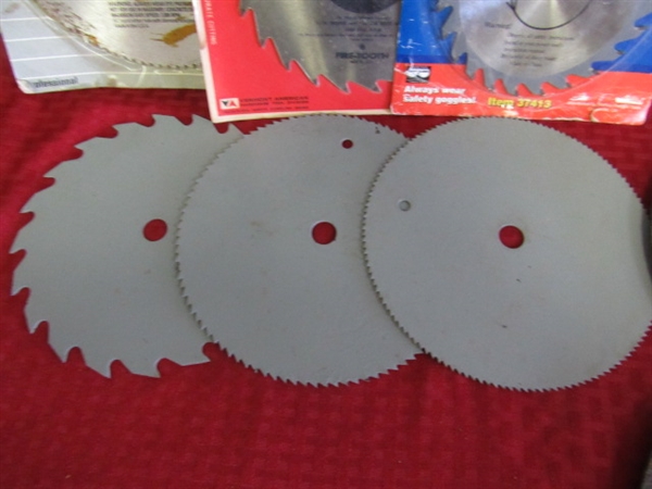 ELEVEN EXTRA BLADES FOR YOUR POWER SAWS!