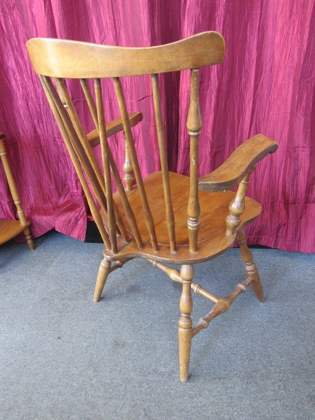 MATCHING MAPLE CAPTAINS CHAIR