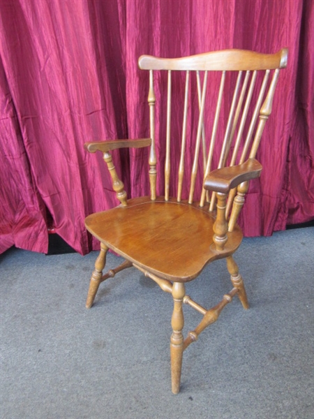 MATCHING MAPLE CAPTAINS CHAIR