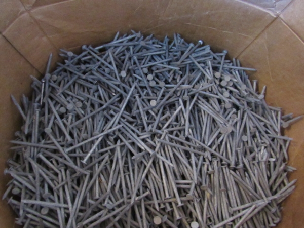 LARGE ASSORTMENT OF BOXED NAILS