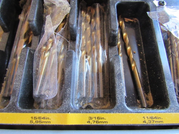 LOADS OF MASTER GRIP TITANIUM COATED DRILL BITS MOST NEW