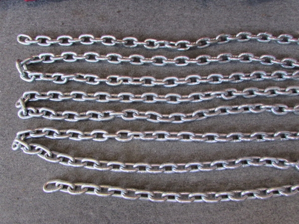 APPROXIMATELY 40' FEET OF LIKE NEW CHAIN