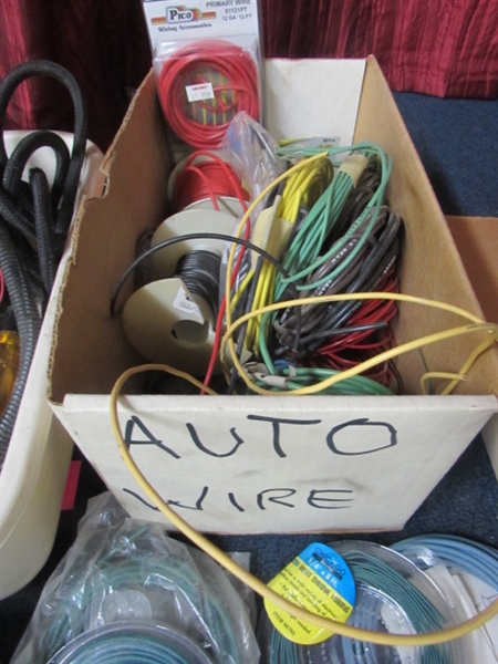 MASSIVE LOT OF AUTOMOTIVE ELECTRICAL SUPPLIES