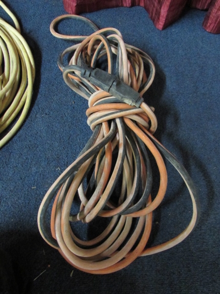 TWO SHOP EXTENSION CORDS