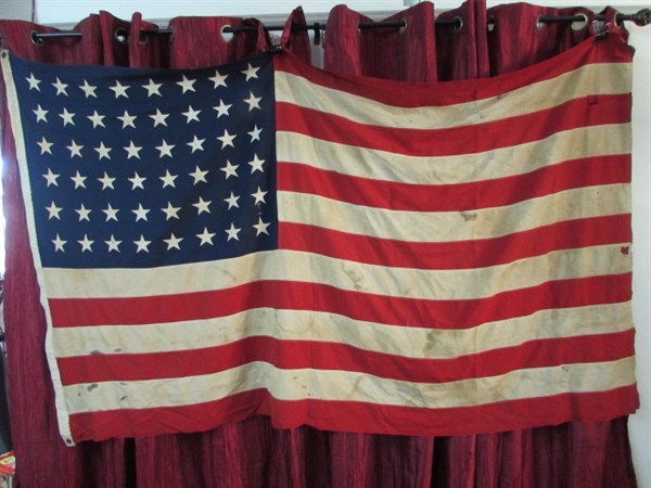 PRE 1959, 48 STAR U.S. FLAG