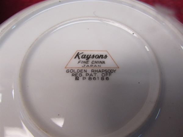 VINTAGE KAYSONS FINE CHINA SERVING PIECES - PLATTER, VEGETABLE DISHES & MORE