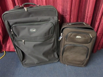 ITS TIME TO HEAD OUT TO WARMER CLIMATES - LARGE & MEDIUM SIZED SUITCASE