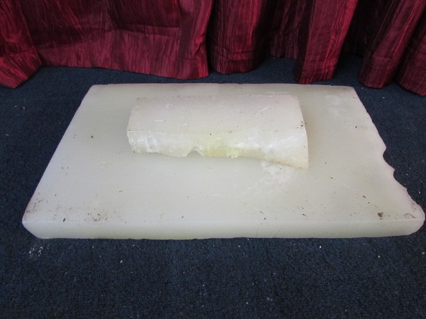 FOURTEEN MORE POUNDS OF WHITE PARAFIN WAX