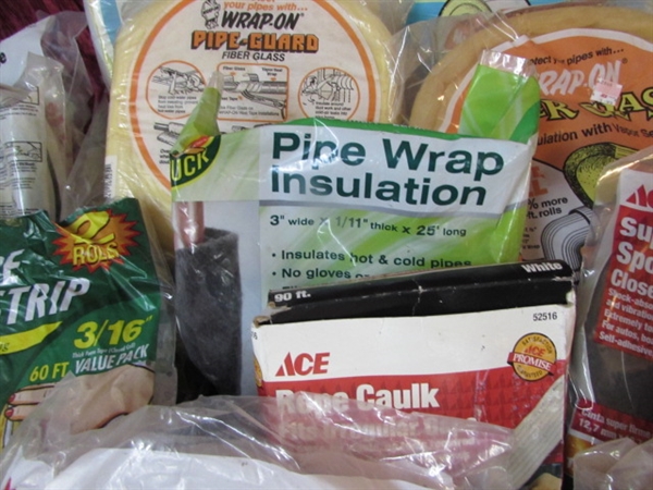 INSULATION FOR YOUR PIPES, DOORS, WINDOWS