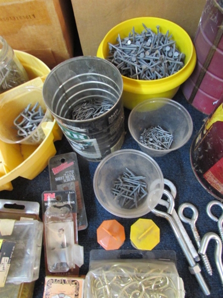FASTENERS - MOSTLY GALVANIZED NAILS